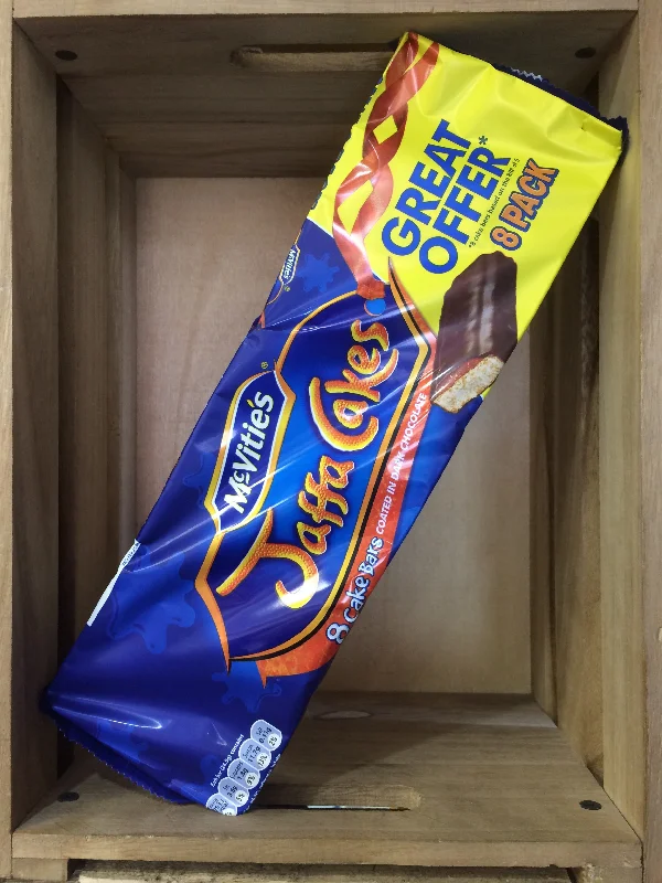 - Air box TSA certified check-inMcVitie's Jaffa Cakes 8 Cake Bars