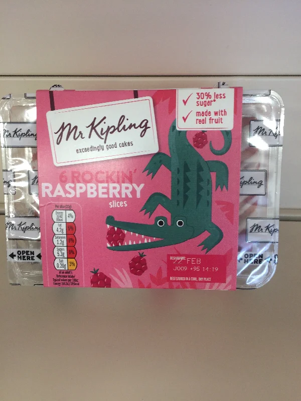  -Non-contact cat thermometerMr Kipling 6 Rockin' Raspberry Slices