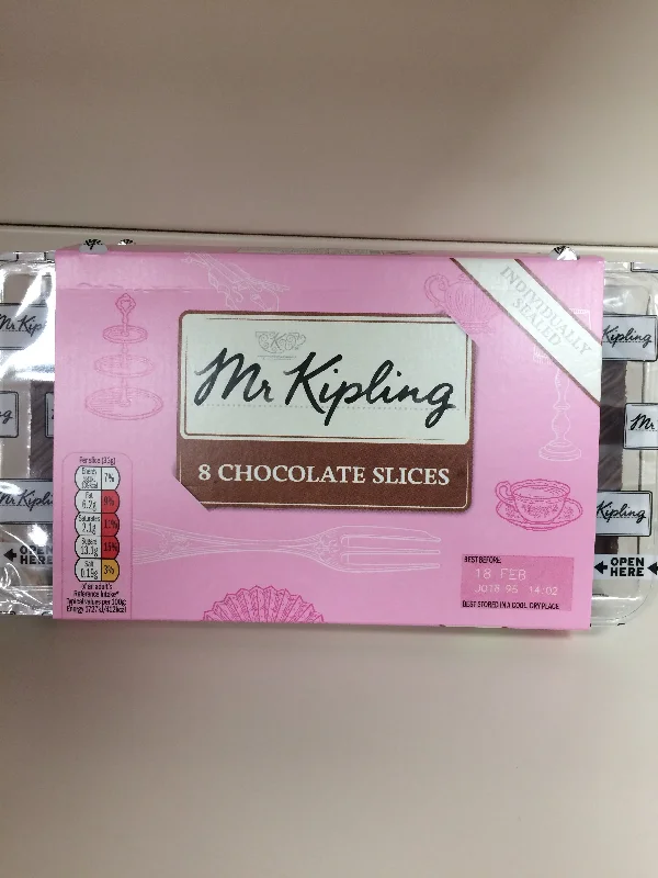 - Dog disposable foam shower gelMr Kipling 8x Chocolate Slices