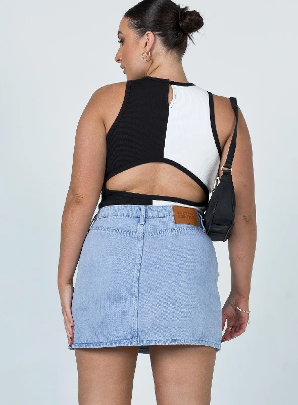 Nikki Denim Skirt