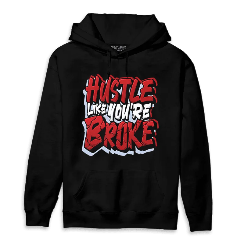 NastyJamz Cherry 11s Hoodie Match Hustle Like Broke