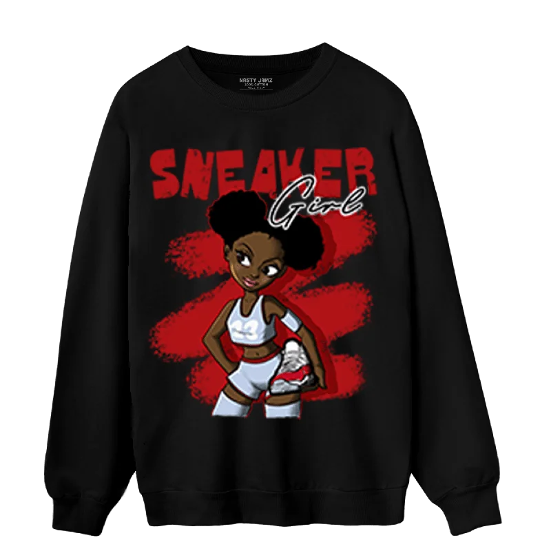 NastyJamz Cherry 11s Sweatshirt Match Black Sneaker Girl