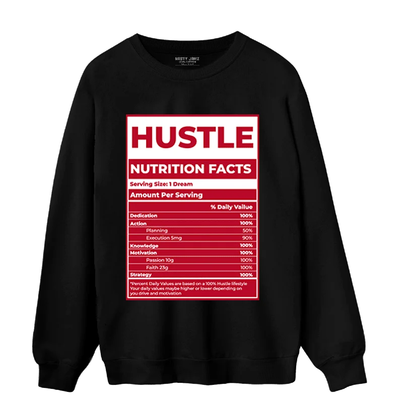 NastyJamz Cherry 11s Sweatshirt Match Hustle Nutrition Facts