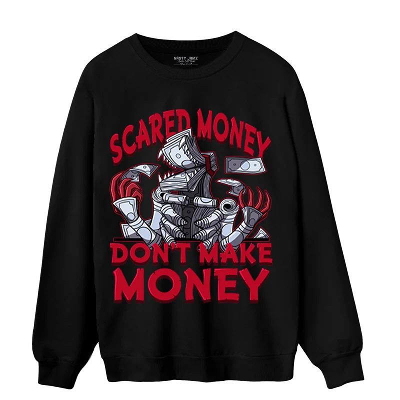 NastyJamz Cherry 11s Sweatshirt Match Scared Moneyy