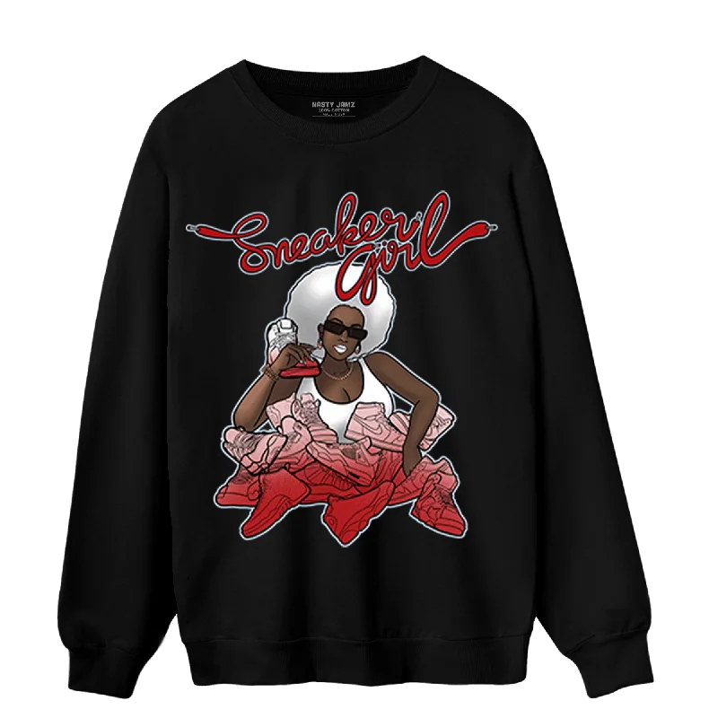 NastyJamz Cherry 11s Sweatshirt Match Sneaker Girl