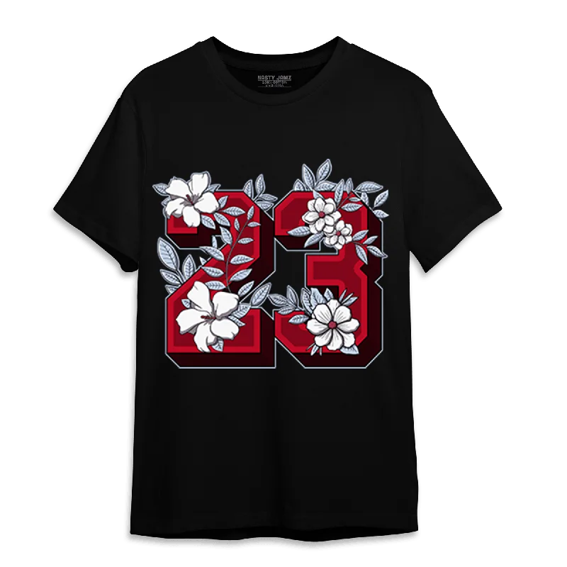 NastyJamz Cherry 11s T Shirt Match 23 Floral