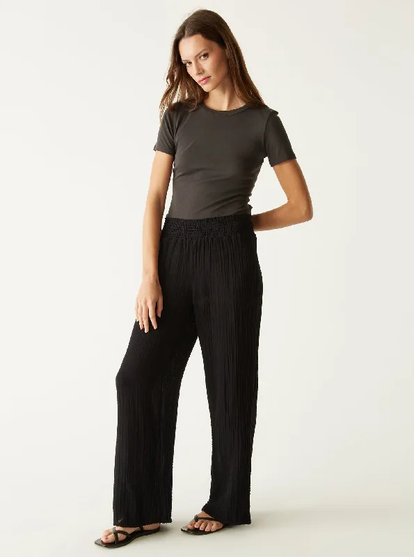 Susie Gauze Pant - Black