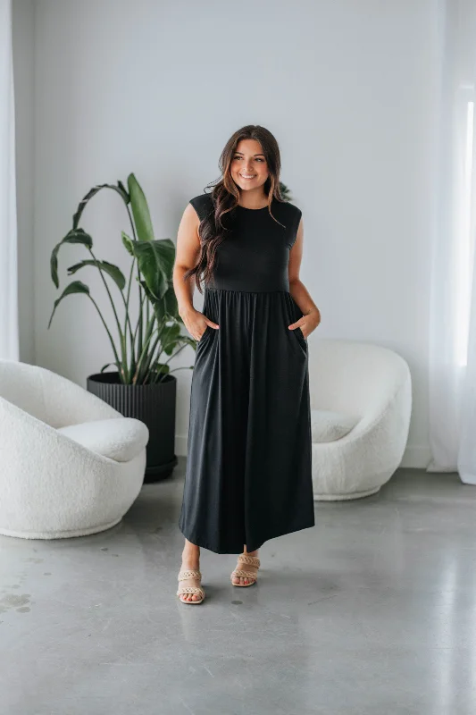 Halayna Jumpsuit - Black