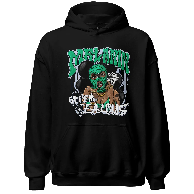 NastyJamz Lucky Green 5s Hoodie Match Melanin Got Em Jealous