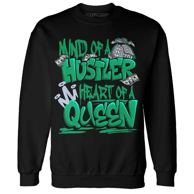 NastyJamz Lucky Green 5s Sweatshirt Match Hustler Heart Queen