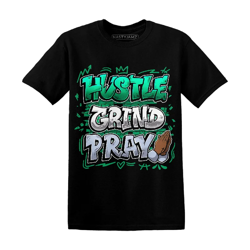 NastyJamz Lucky Green 5s T Shirt Match Hustle Grind Pray