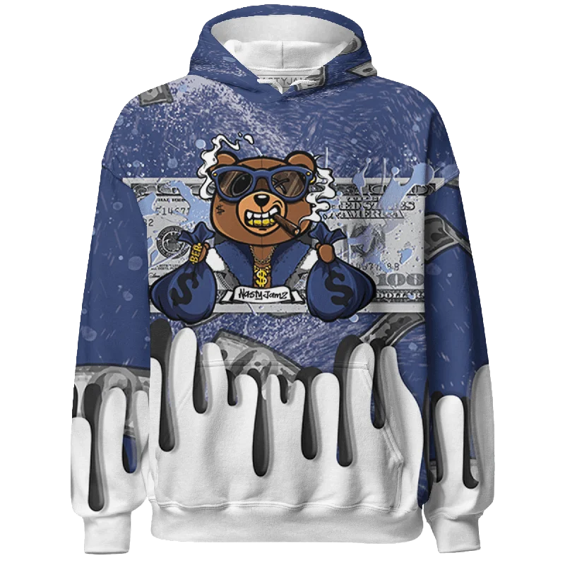 NastyJamz Midnight Navy 5s Hoodie Match BER Dollar 3D All-Over Print