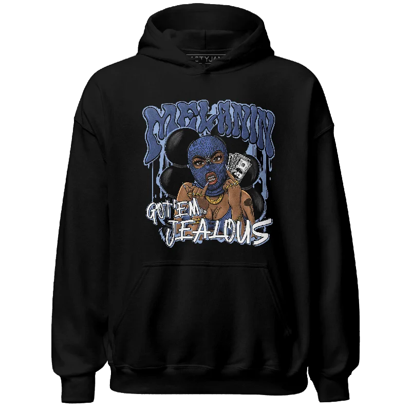 NastyJamz Midnight Navy 5s Hoodie Match Melanin Got Em Jealous