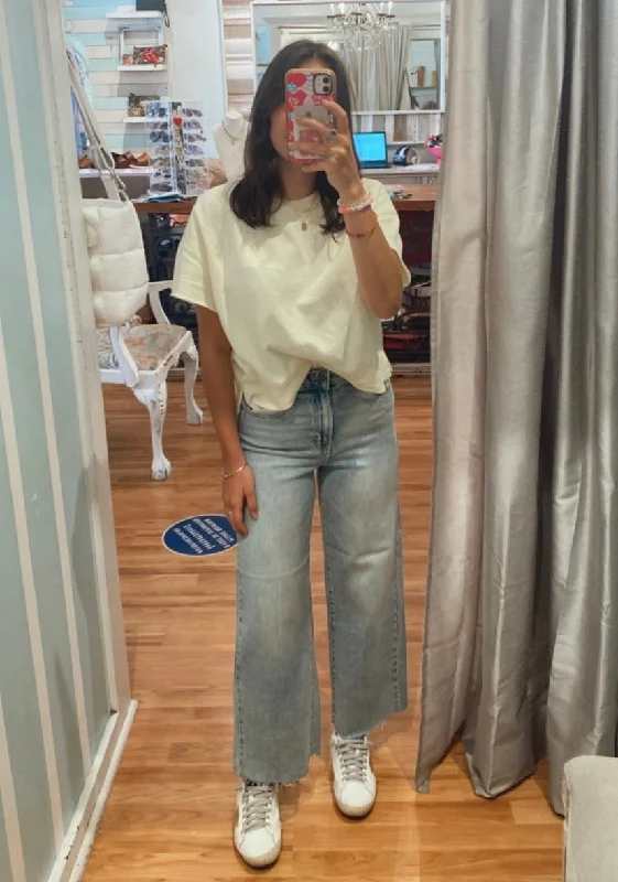 Nore Wide Leg Crop Jeans