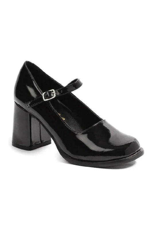 300-EDEN Mary Jane  | Black  Patent