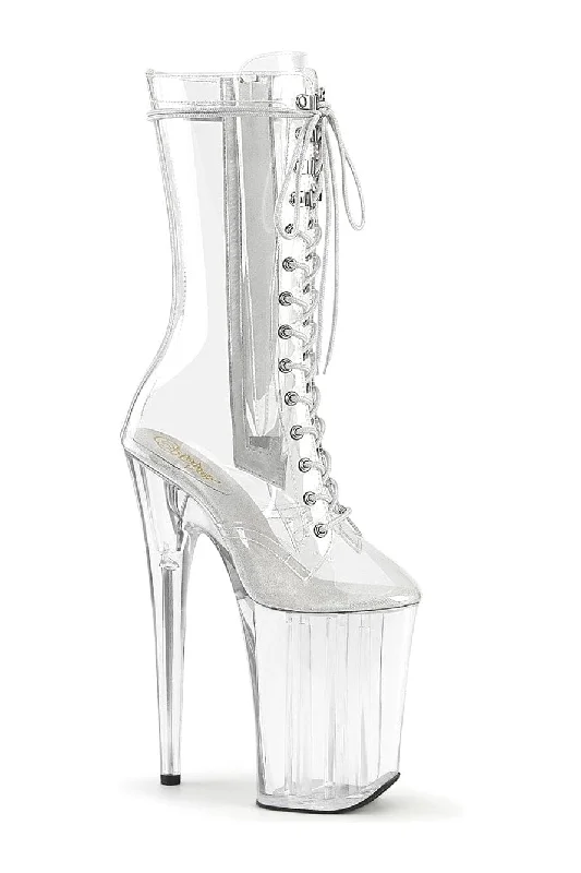 INFINITY-1050C Clear Vinyl Knee Boot