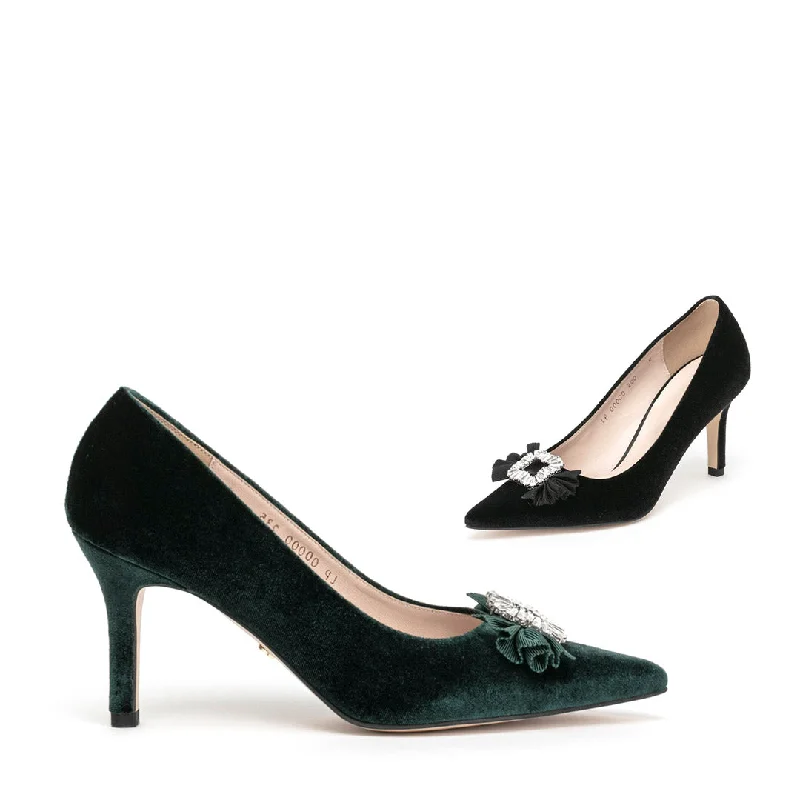 OMYER - velvet pumps