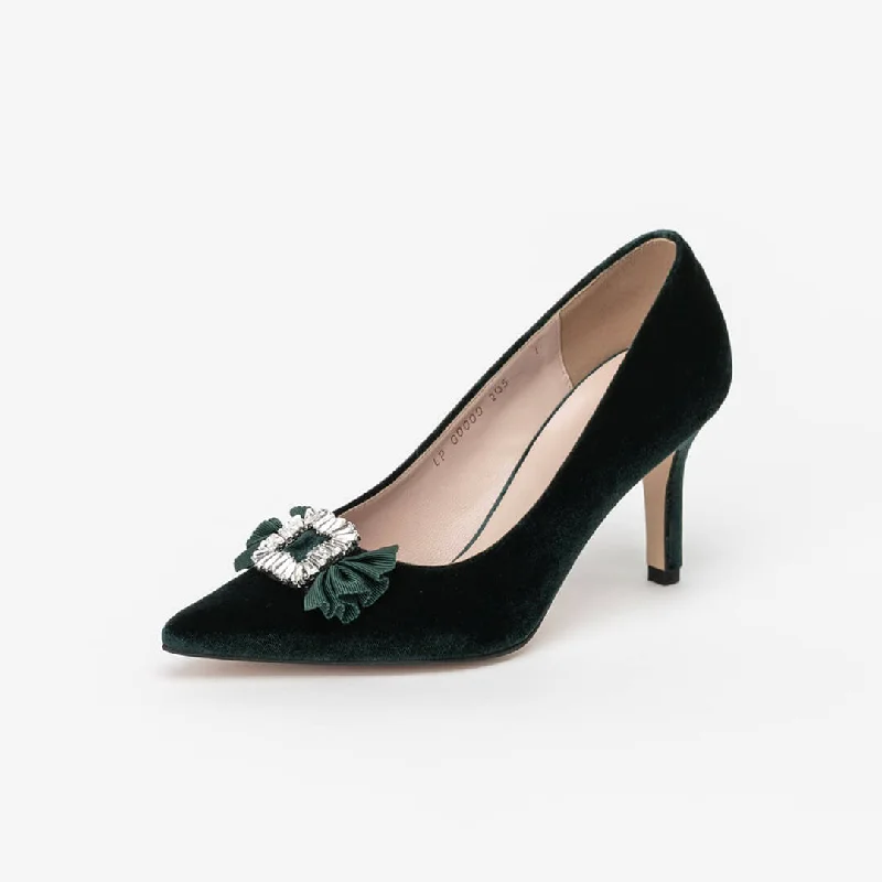 OMYER - velvet pumps