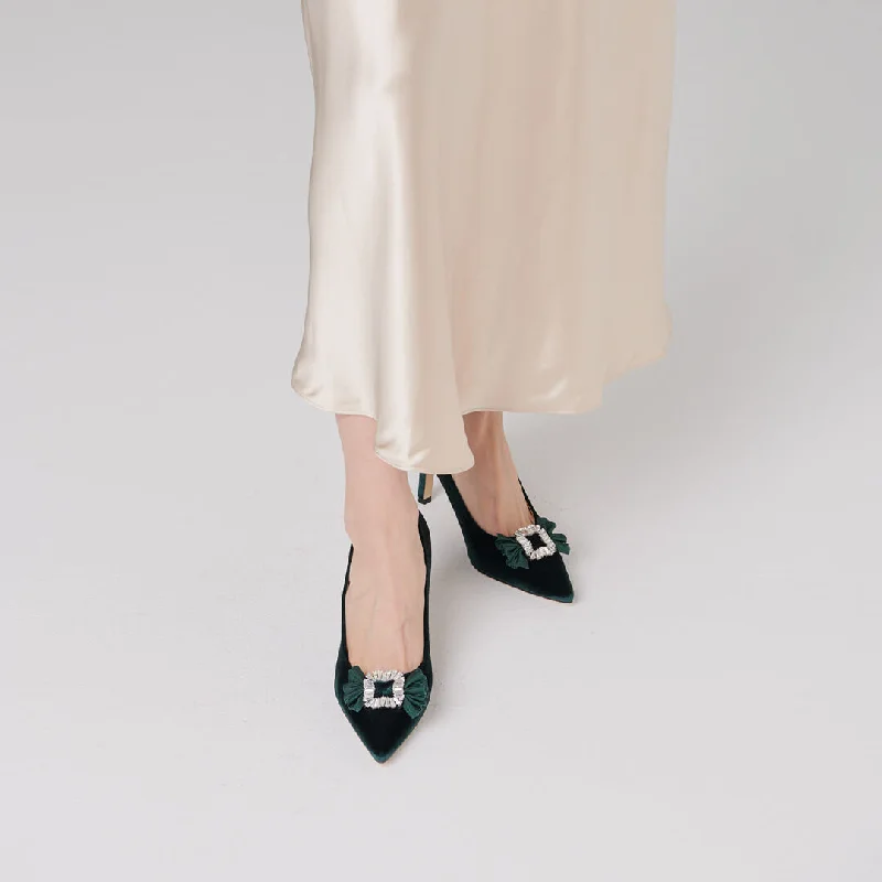 OMYER - velvet pumps