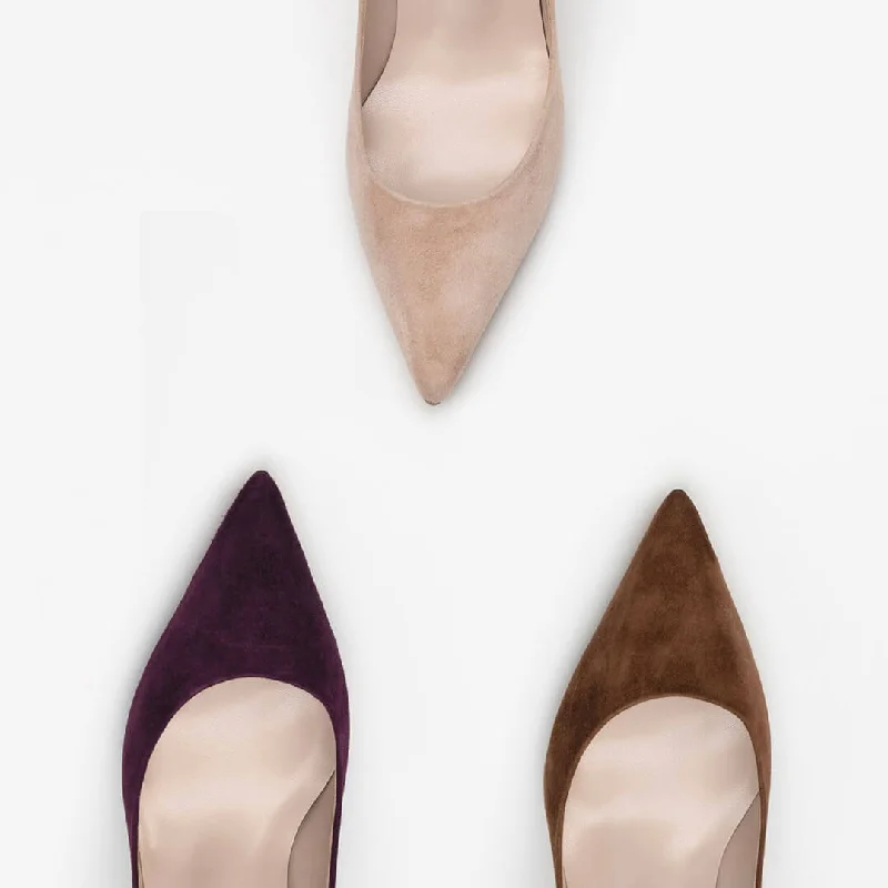 AMOLA SUEDE - leather pump