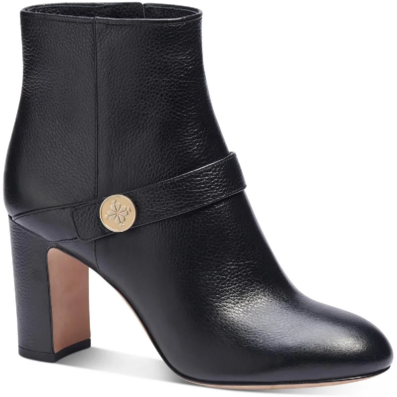 Tilda Womens Leather Almond Toe Ankle Boots