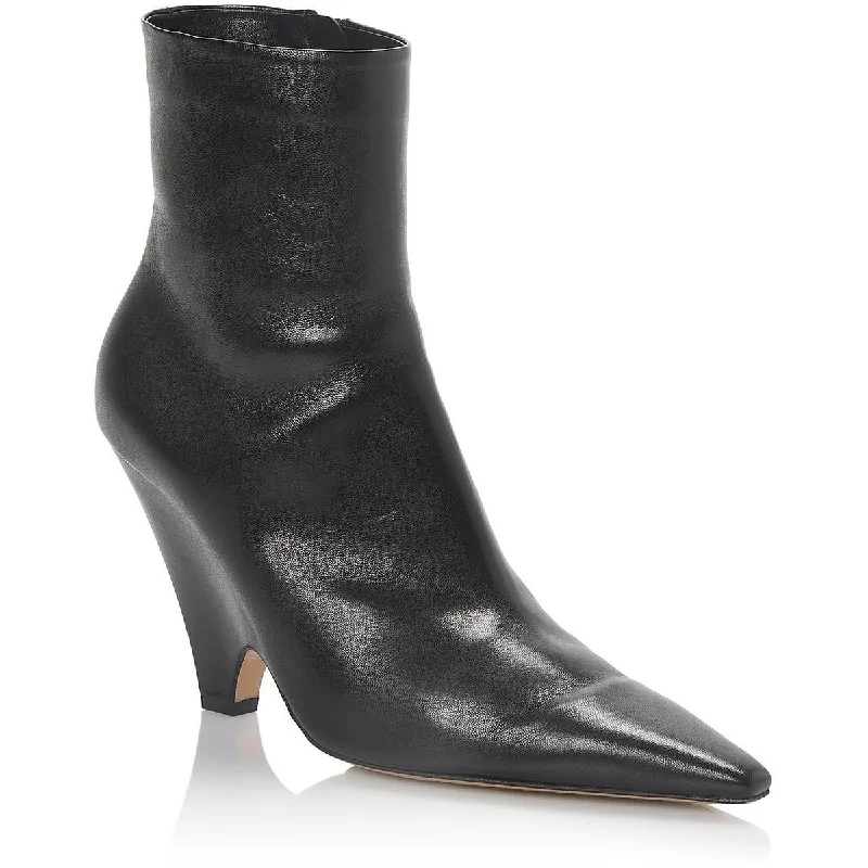 Womens Pointed Toe Dressy Ankle Boots