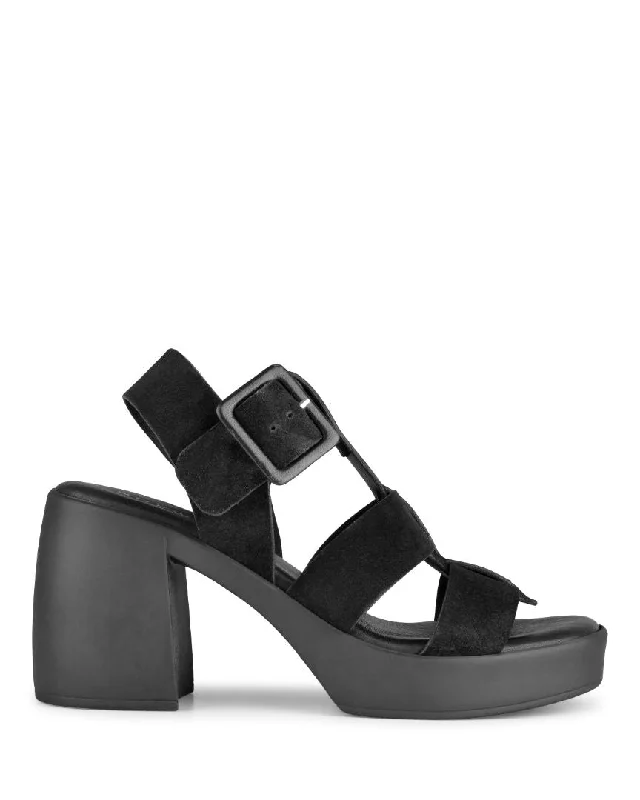 Camila Black Suede