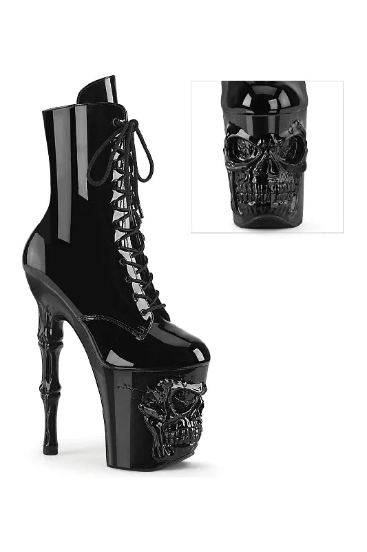 RAPTURE-1020 Black Patent Ankle Boot