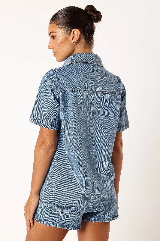 Peta Denim Shirt - Indigo