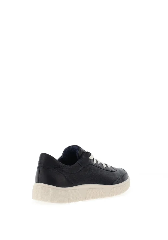 Ara Leather Lace Trainers, Blue