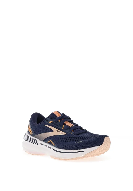 Brooks Ladies Adrenaline GTS 23 Running Shoe, Navy