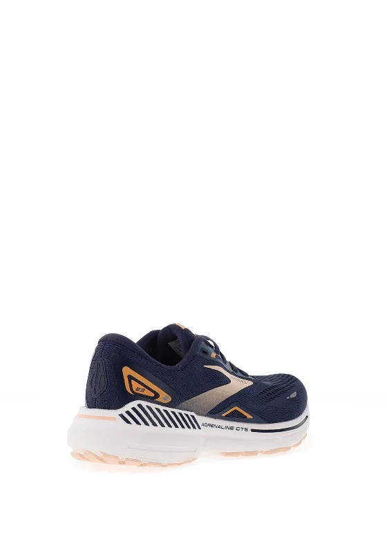 Brooks Ladies Adrenaline GTS 23 Running Shoe, Navy