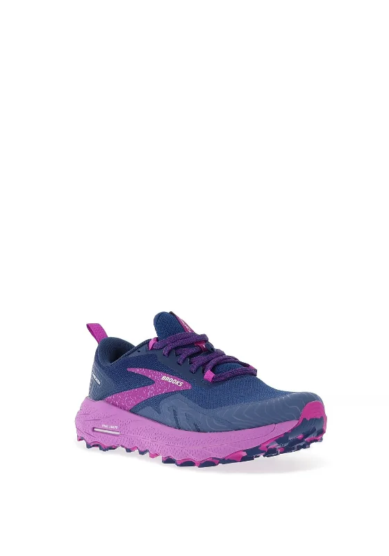 Brooks Ladies Cascadia 17 Running Shoe, Navy