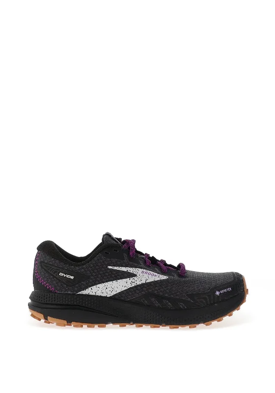 Brooks Ladies Divide 4 GTX Running Shoe, Black