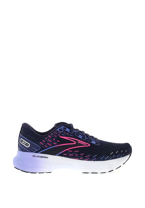 Brooks Womens Glycerin 20 Mesh Trainers, Navy