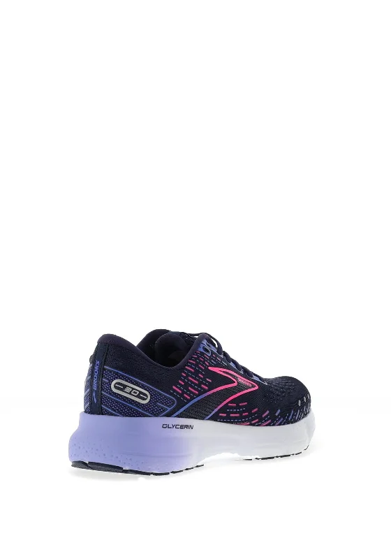 Brooks Womens Glycerin 20 Mesh Trainers, Navy