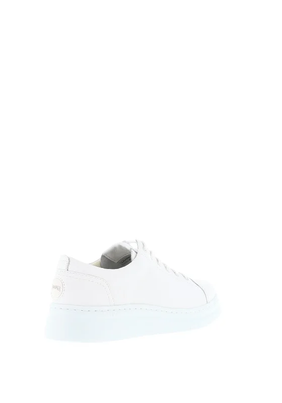 Camper Runner Up Leather Trainers, White