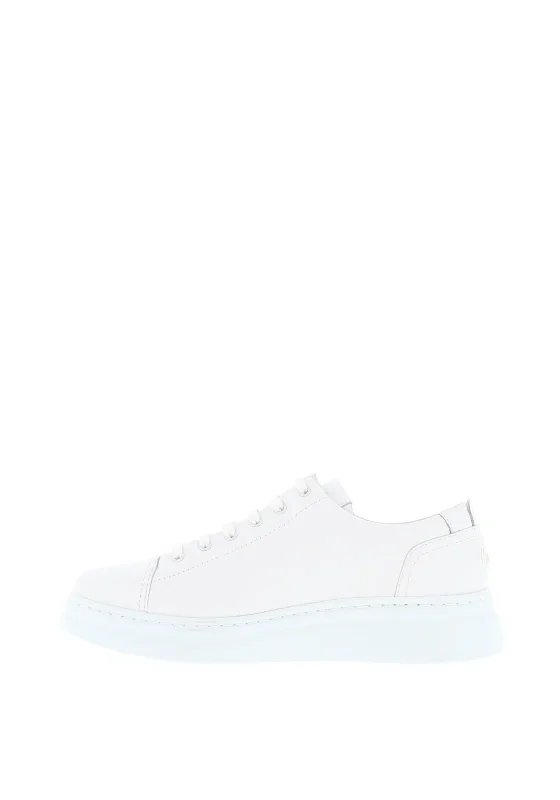 Camper Runner Up Leather Trainers, White