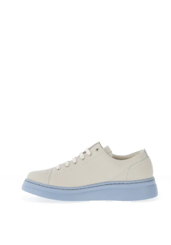 Camper Runner Up Leather Trainers, Light Grey