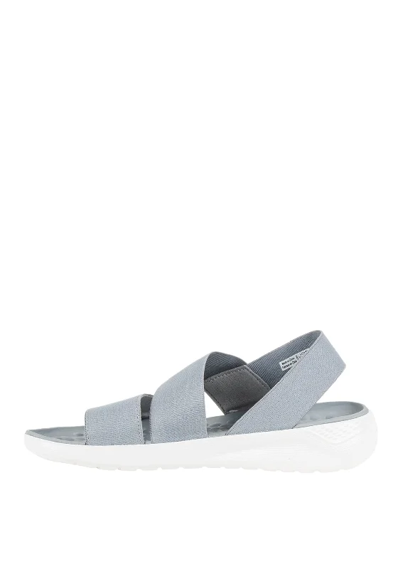 Crocs Lite Ride Stretch Sandals, Grey