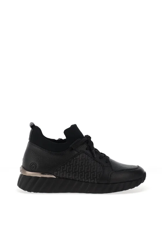 Remonte Chunky Key Sole Trainers, Black