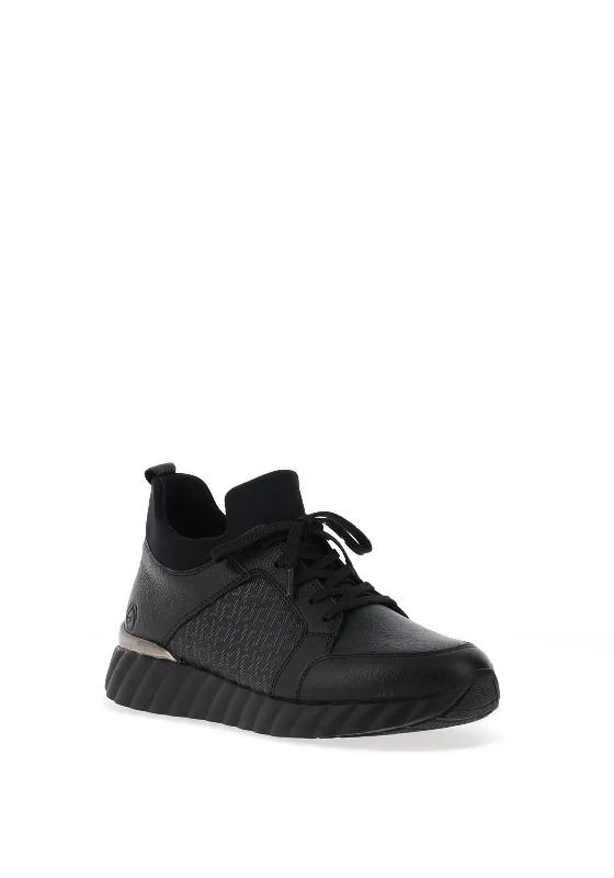 Remonte Chunky Key Sole Trainers, Black