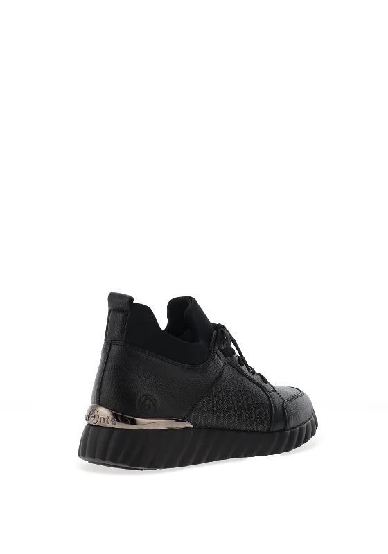 Remonte Chunky Key Sole Trainers, Black