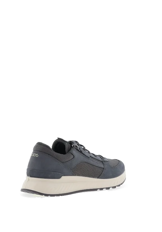 Ecco Womens Exostride Leather Trainers, Magnet