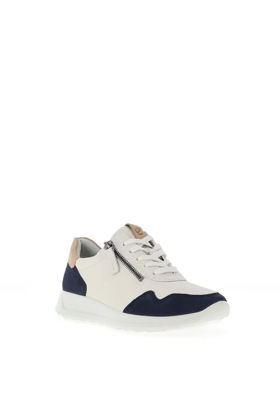 Ecco Womens Flexure Trainer, Night Sky & White