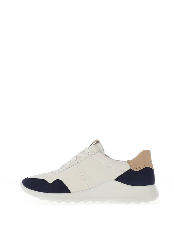 Ecco Womens Flexure Trainer, Night Sky & White