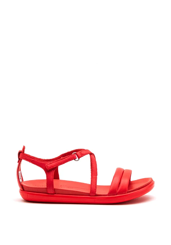 ECCO Simpil Crisscross Strappy Sandal, Red