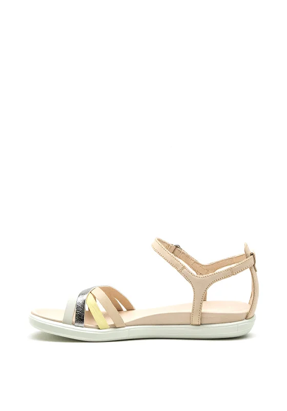 Ecco Womens SIMPIL Strappy Minimalist Sandal, Lemon Multi