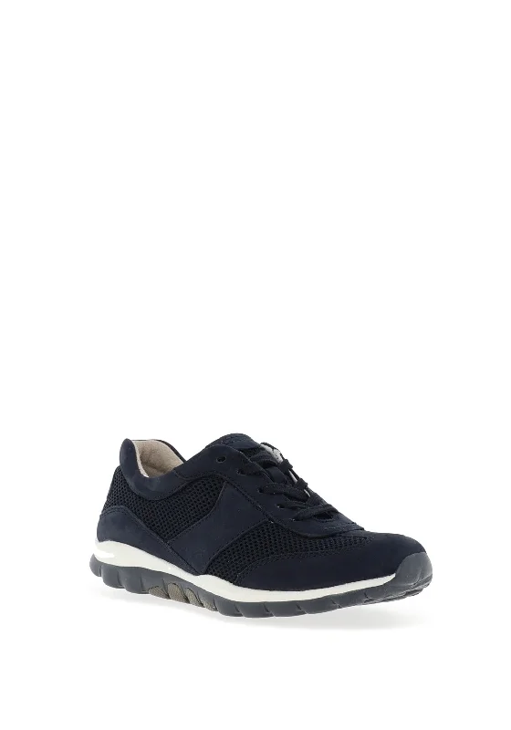 Gabor Rolling Soft Mesh Trainers, Navy