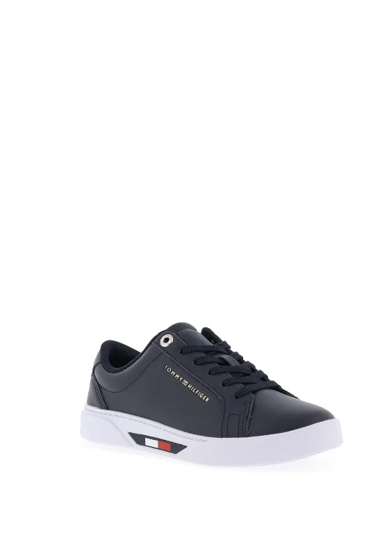 Tommy Hilfiger Global Stripes Court Trainer, Navy